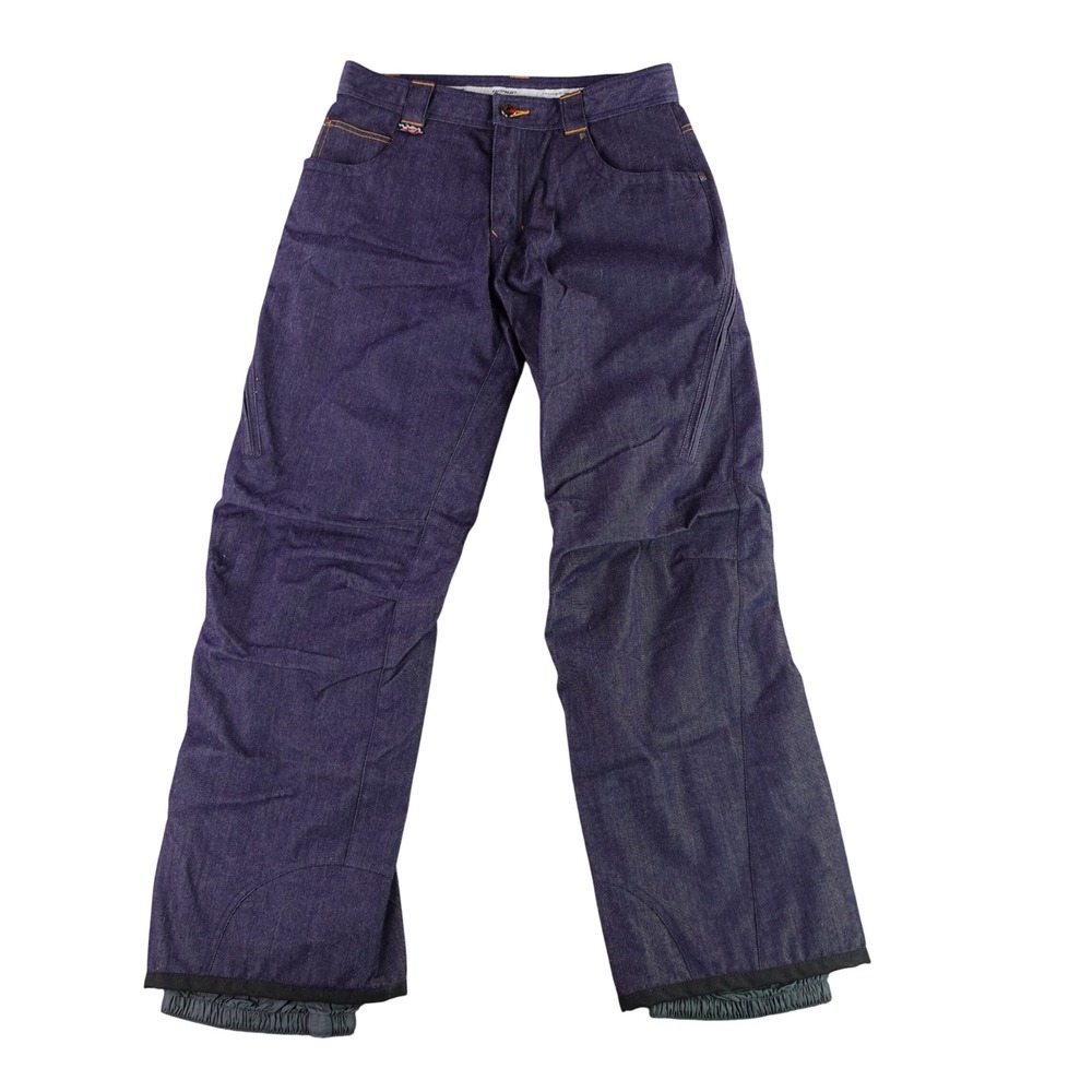 Orage Ski Snowboard Pants Women Size 8 Denim‎ Riders Edge Winter Techwear Y2K